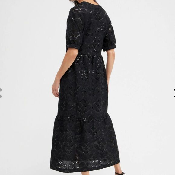 Chico’s 2.5 Sequin Eyelets Tiered Dress US 14 Party Dress Cocktail - Picture 4 of 8